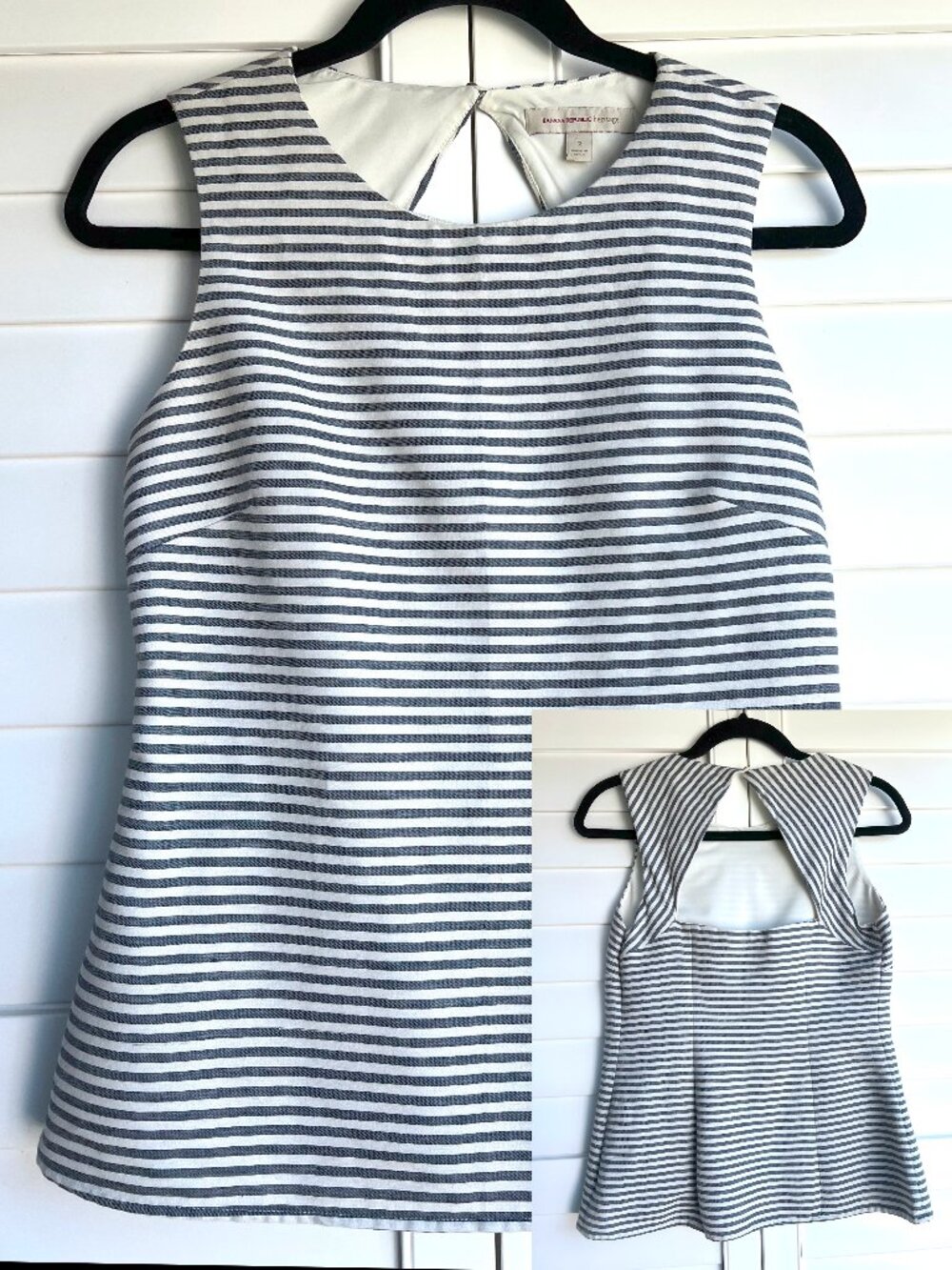 Banana Republic linen/cotton sleeveless